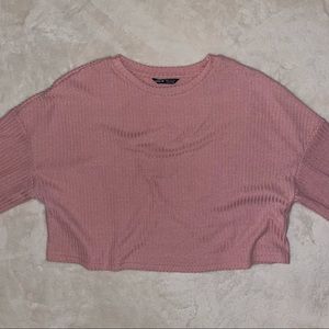 SHEIN Pink Long Sleeve Shirt | Size Medium